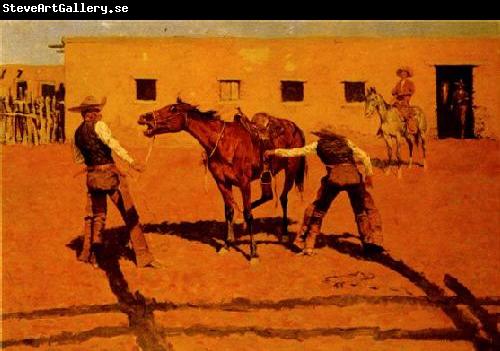 Frederick Remington His First Lesson